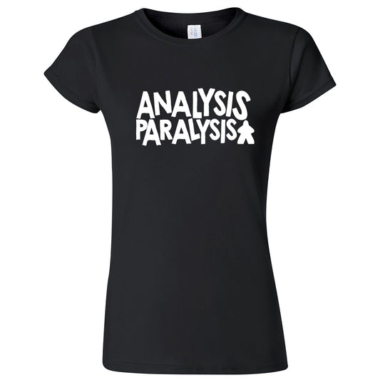 Funny "Analysis Paralysis" hoodie Black