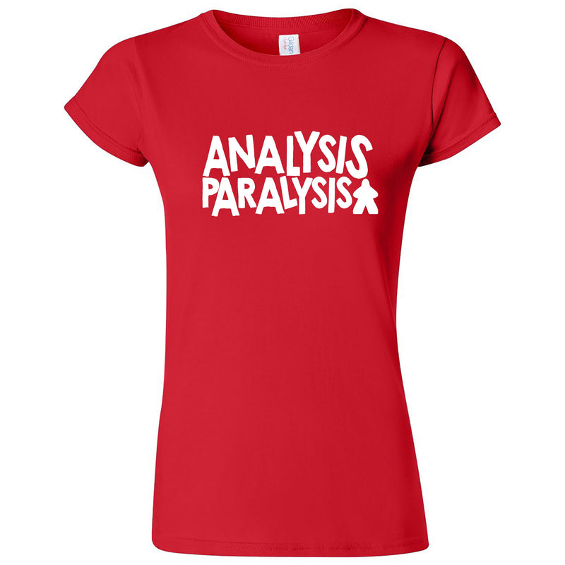 Funny "Analysis Paralysis" hoodie Red