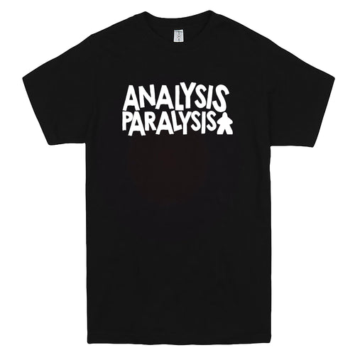Funny "Analysis Paralysis" hoodie Black