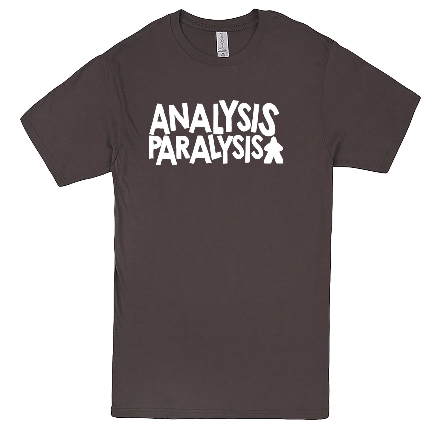 Funny "Analysis Paralysis" hoodie Charcoal