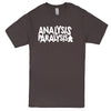Funny "Analysis Paralysis" hoodie Charcoal