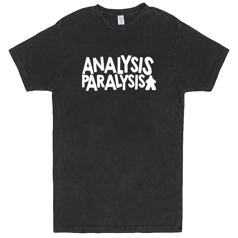 Funny "Analysis Paralysis" hoodie Vintage Black