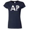 Funny "AP - Analysis Paralysis" men's t-shirt Navy Blue