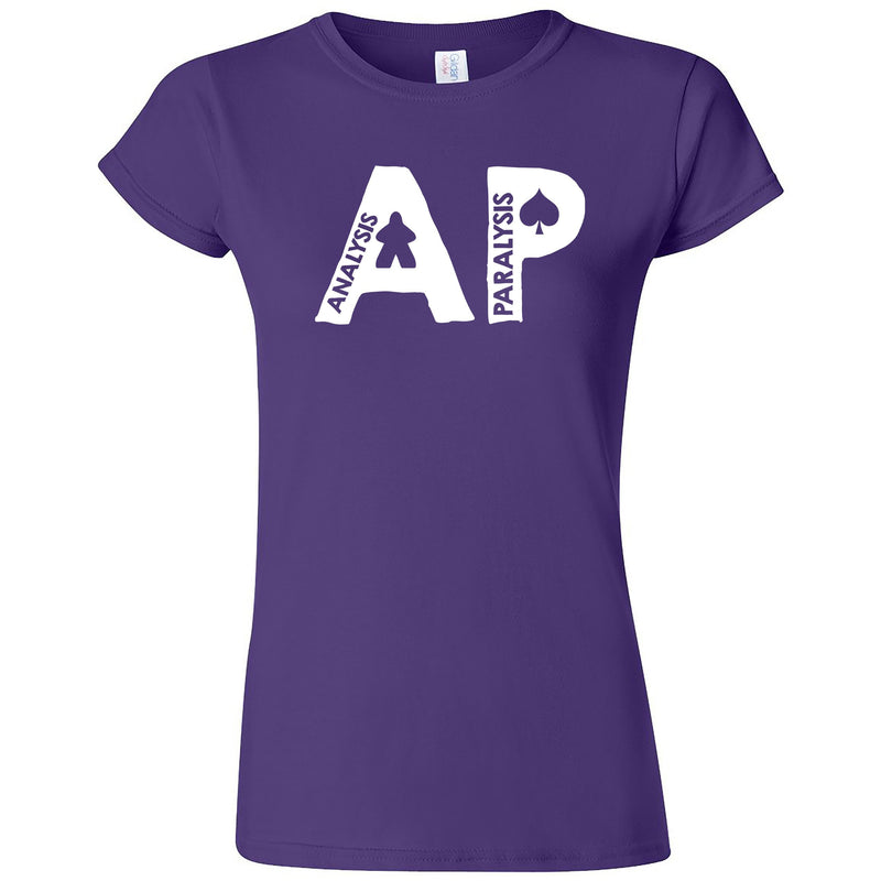 Funny "AP - Analysis Paralysis" men's t-shirt Purple