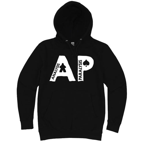 Funny "AP - Analysis Paralysis" men's t-shirt, 3XL, Black