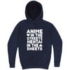  "Anime in the Streets, Hentai in the Sheets" hoodie, 3XL, Vintage Denim