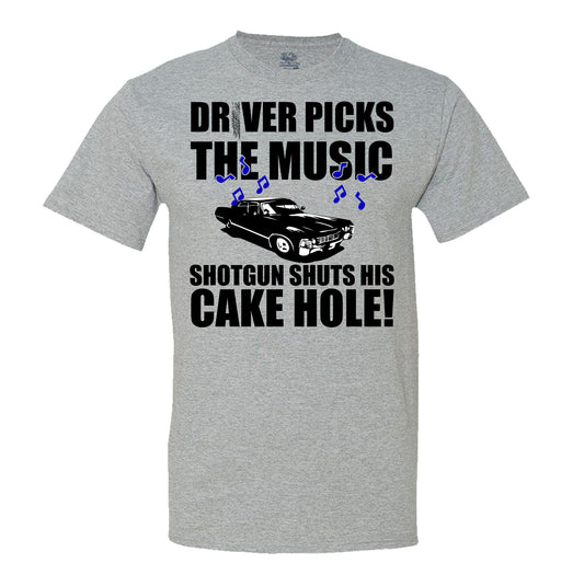 Driver Picks The Music - Men's T-Shirt