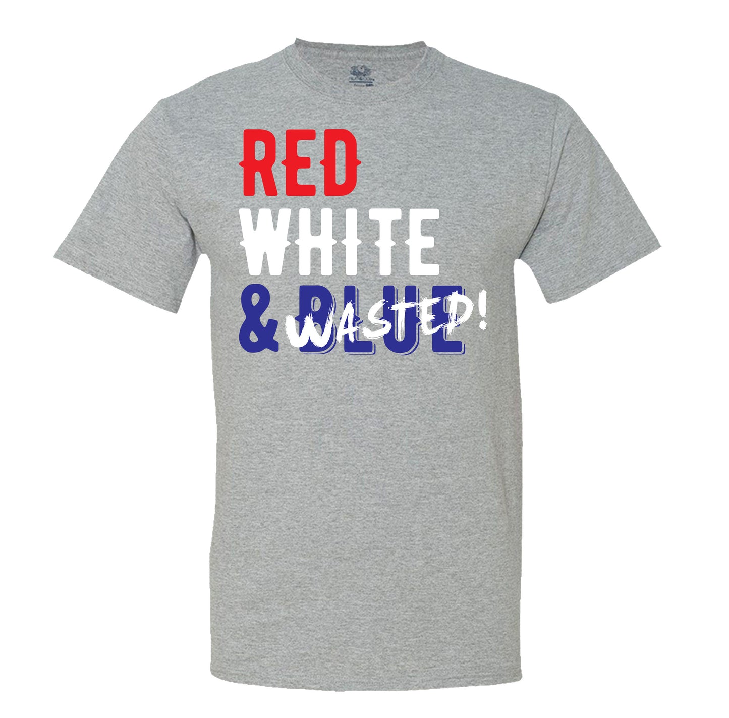 Red White & Wasted - Men's T-Shirt