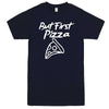  "But First Pizza" men's t-shirt Navy-Blue