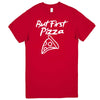  "But First Pizza" men's t-shirt Red