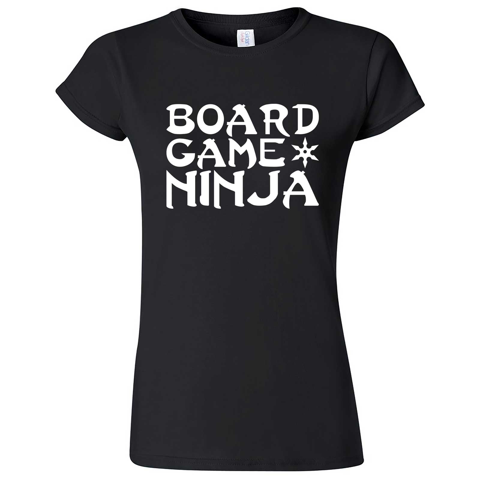  "Board Game Ninja" women's t-shirt Black