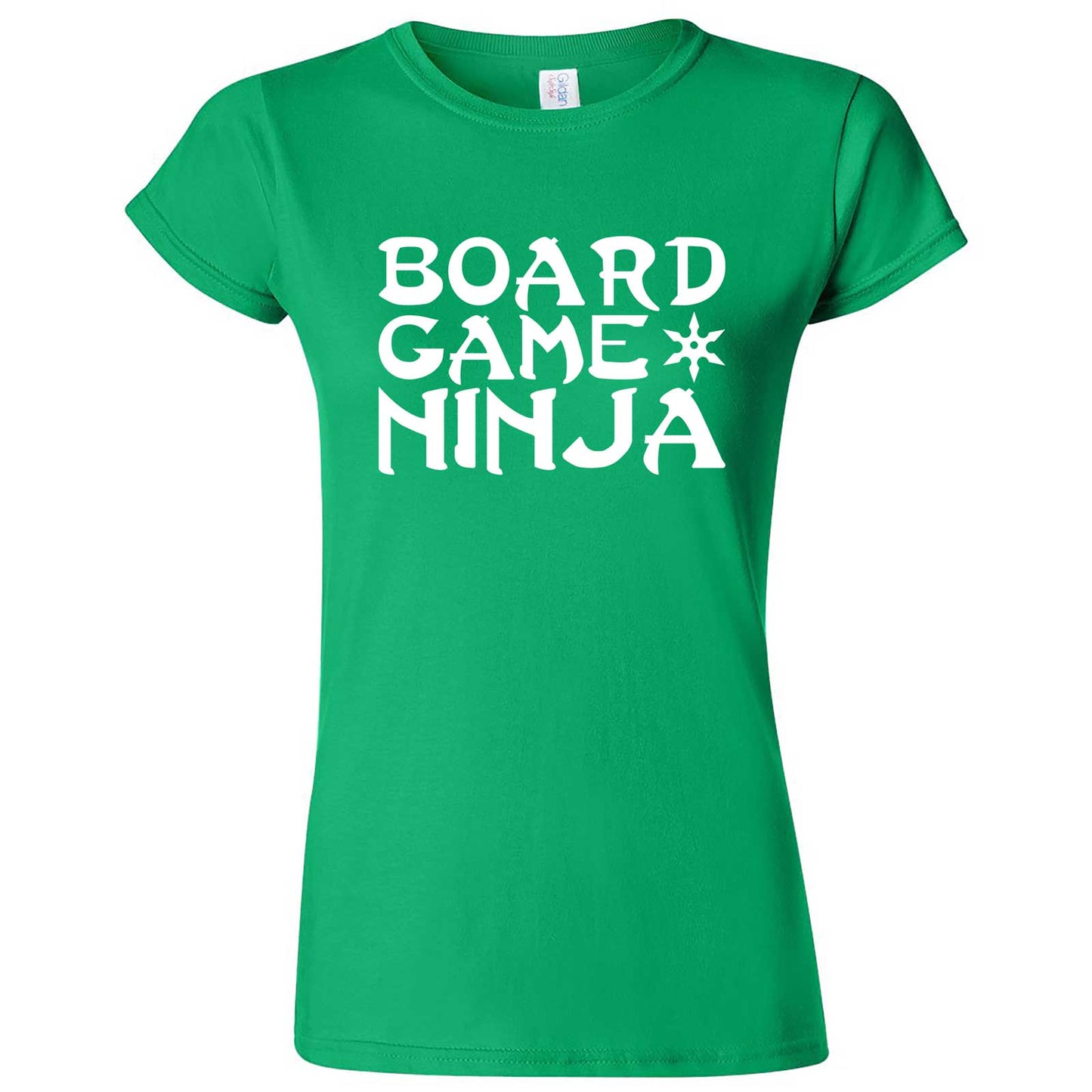  "Board Game Ninja" women's t-shirt Irish Green