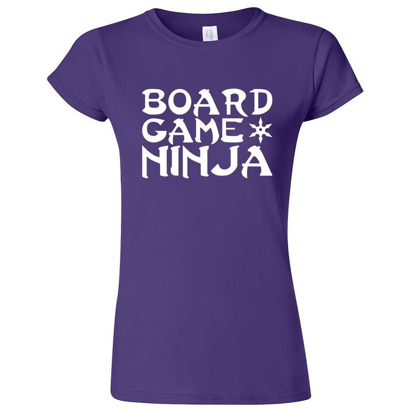  "Board Game Ninja" women's t-shirt Purple