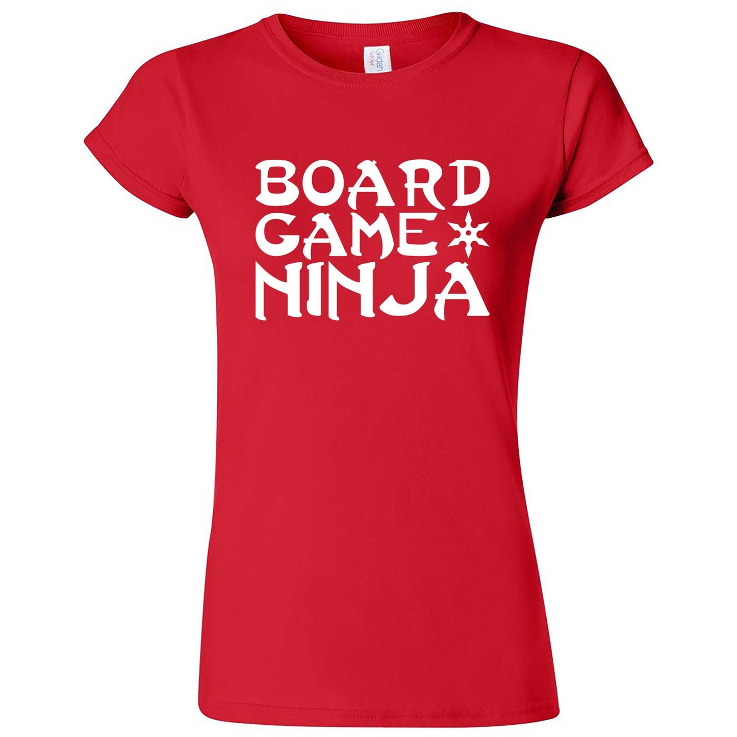  "Board Game Ninja" women's t-shirt Red