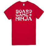  "Board Game Ninja" men's t-shirt Red