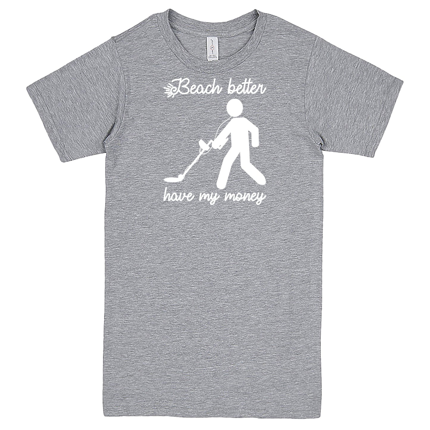 "Beach Better Have My Money" Men's Shirt Heather-Grey