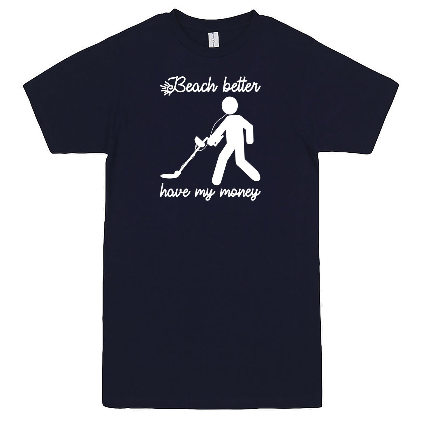 "Beach Better Have My Money" Men's Shirt Navy-Blue