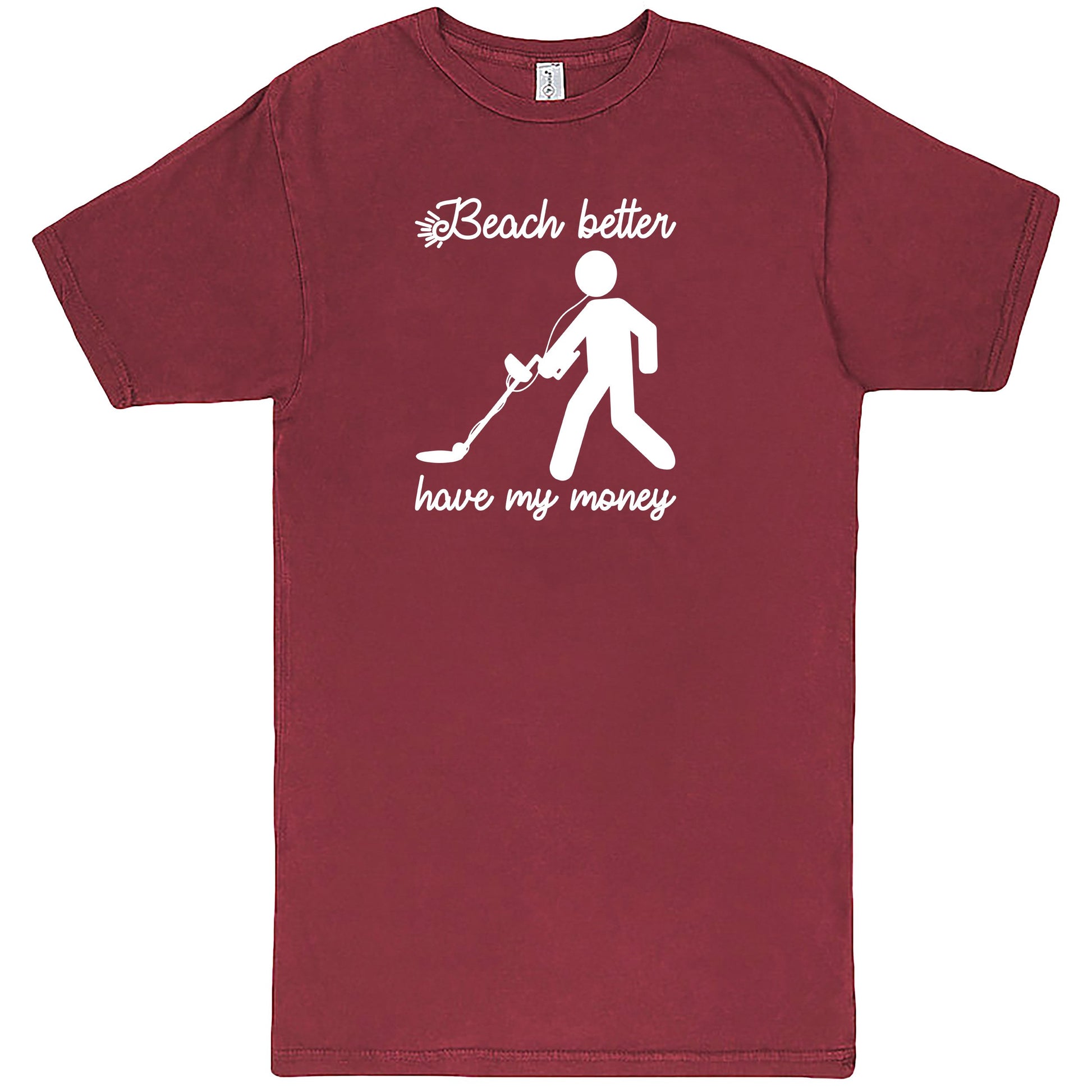 "Beach Better Have My Money" Men's Shirt Vintage Brick