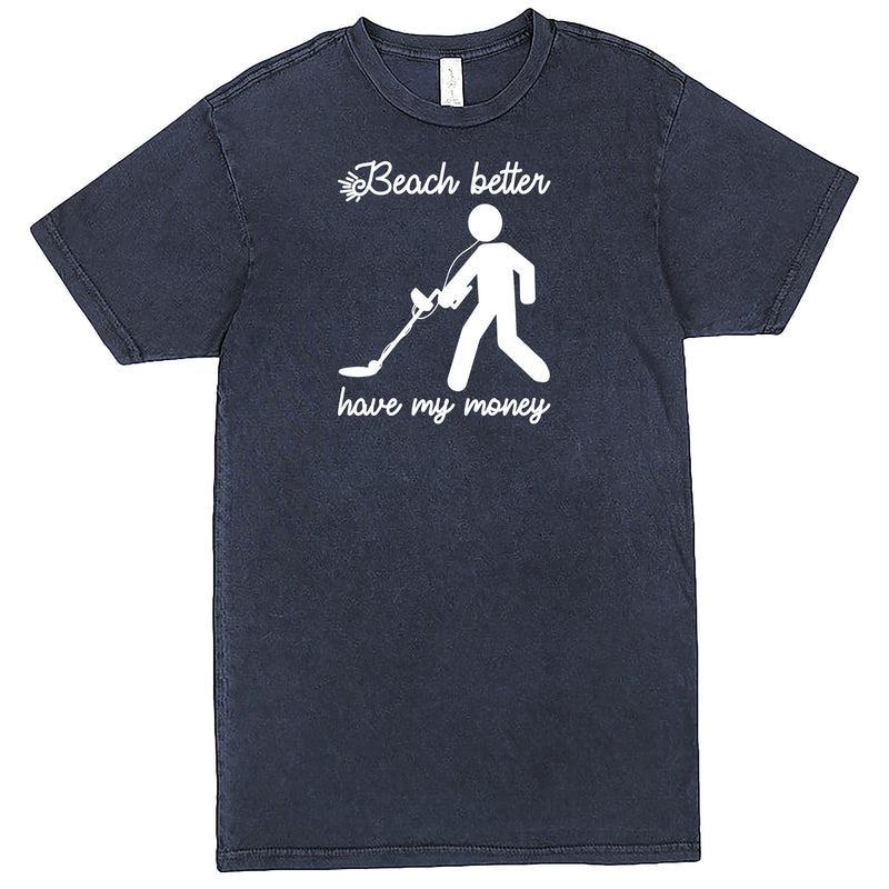 "Beach Better Have My Money" Men's Shirt Vintage Denim