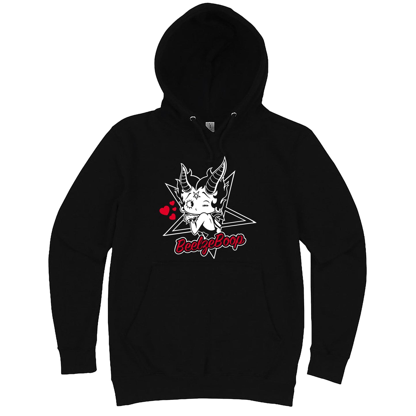 Funny "Beelzeboop" hoodie 3XL Black