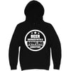  "Beer Drinker with a Bowling Addiction" hoodie, 3XL, Black