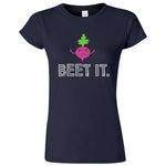  "Beet It" women's t-shirt Navy Blue
