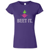  "Beet It" women's t-shirt Purple