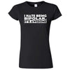  "I Hate Being Bipolar It's Awesome" women's t-shirt Black