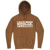  "I Hate Being Bipolar It's Awesome" hoodie, 3XL, Vintage Camel