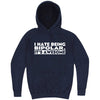  "I Hate Being Bipolar It's Awesome" hoodie, 3XL, Vintage Denim