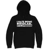  "I Hate Being Bipolar It's Awesome" hoodie, 3XL, Black