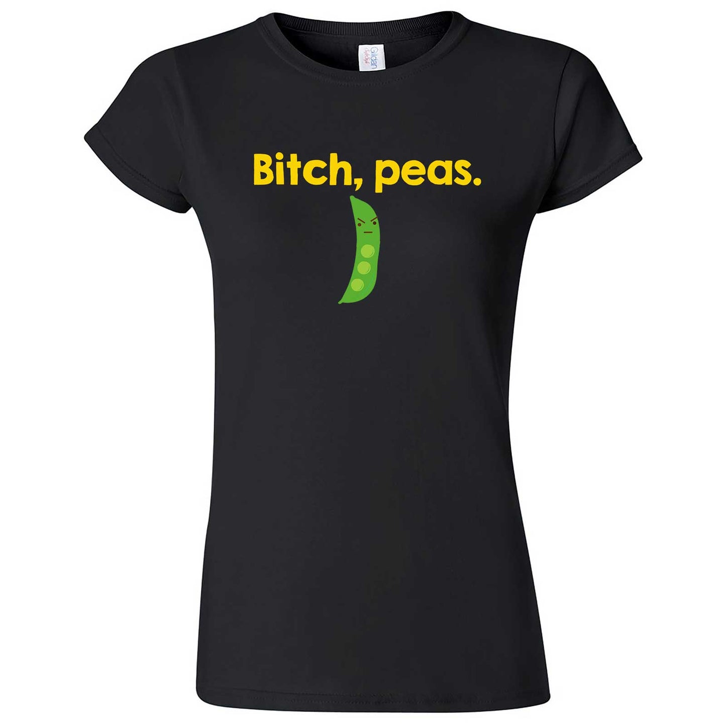  "Bitch Peas" women's t-shirt Black