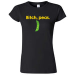  "Bitch Peas" women's t-shirt Black