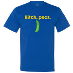  "Bitch Peas" men's t-shirt Royal-Blue