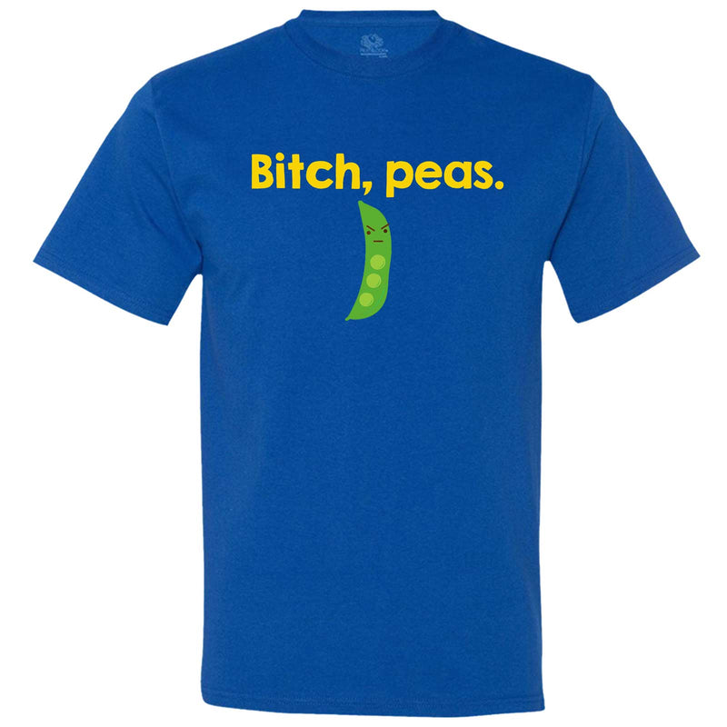  "Bitch Peas" men's t-shirt Royal-Blue