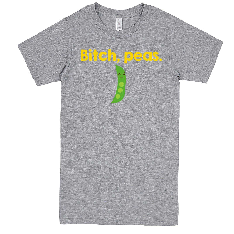  "Bitch Peas" men's t-shirt Heather-Grey