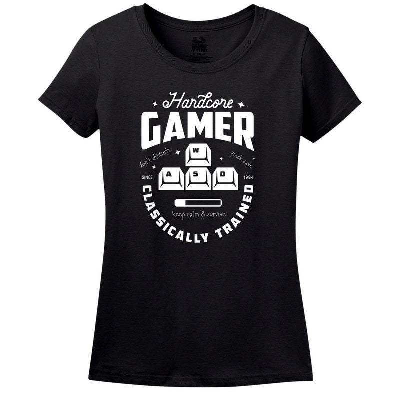 Hardcore.. Classically Trained Gamer - T-Shirt