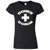  "Boner Donor" women's t-shirt Black