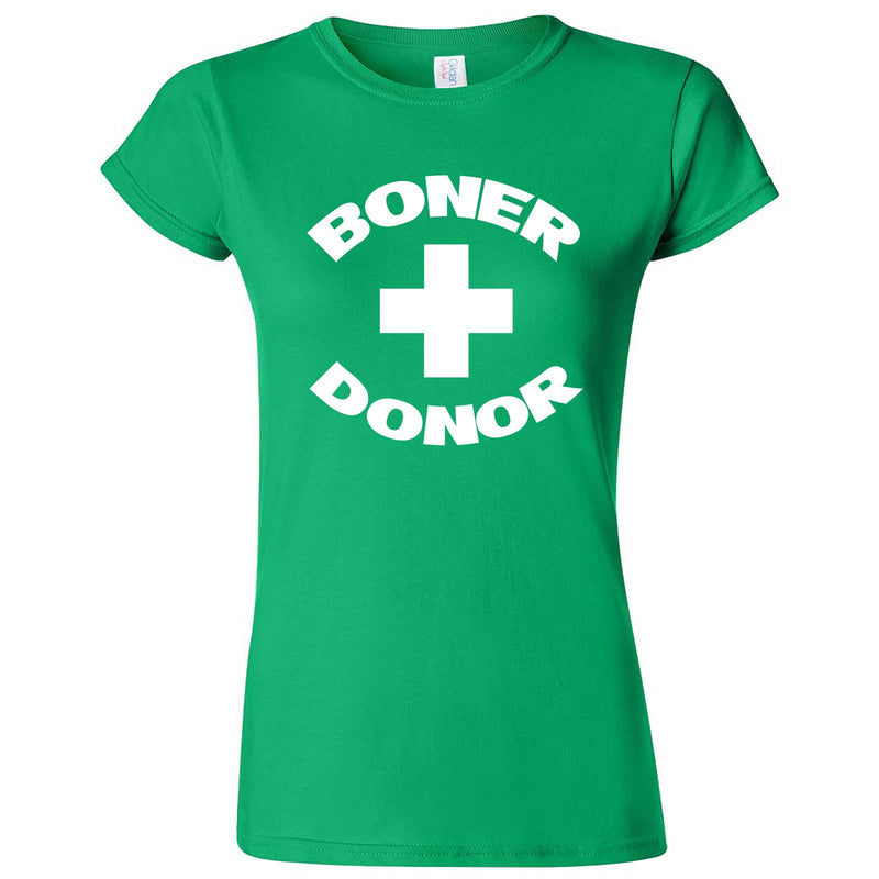  "Boner Donor" women's t-shirt Irish Green