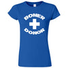 "Boner Donor" women's t-shirt Royal Blue