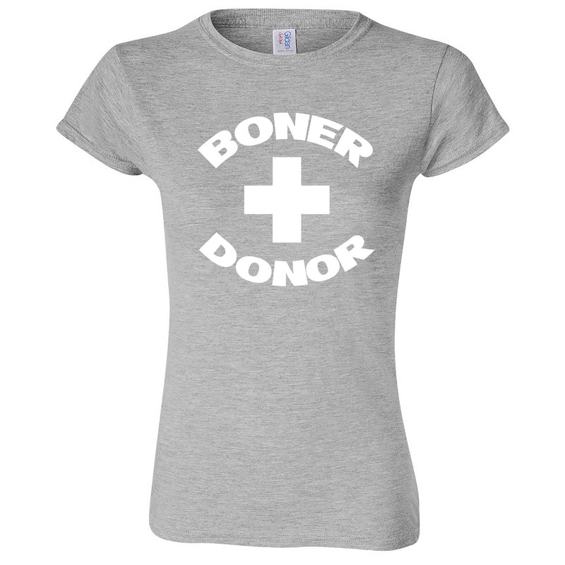  "Boner Donor" women's t-shirt Sport Grey