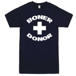  "Boner Donor" men's t-shirt Navy-Blue