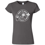  "Born to Game, Forced to Work" women's t-shirt Charcoal