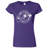  "Born to Game, Forced to Work" women's t-shirt Purple