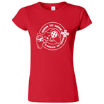  "Born to Game, Forced to Work" women's t-shirt Red