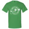  "Born to Game, Forced to Work" men's t-shirt Irish-Green