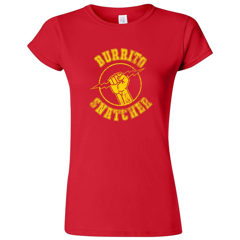  "Burrito Snatcher" women's t-shirt Red