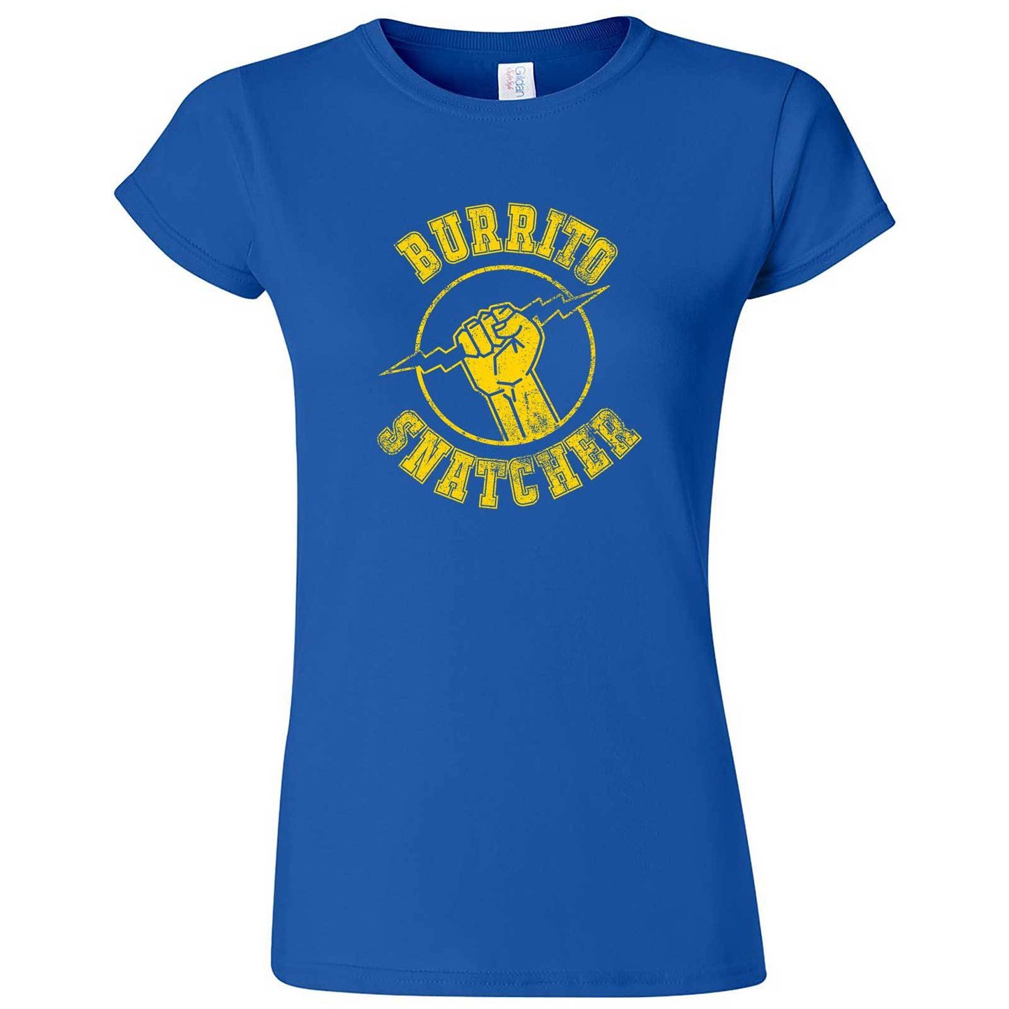  "Burrito Snatcher" women's t-shirt Royal Blue