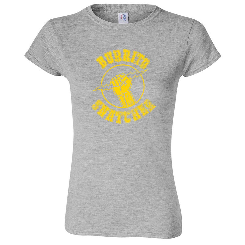  "Burrito Snatcher" women's t-shirt Sport Grey