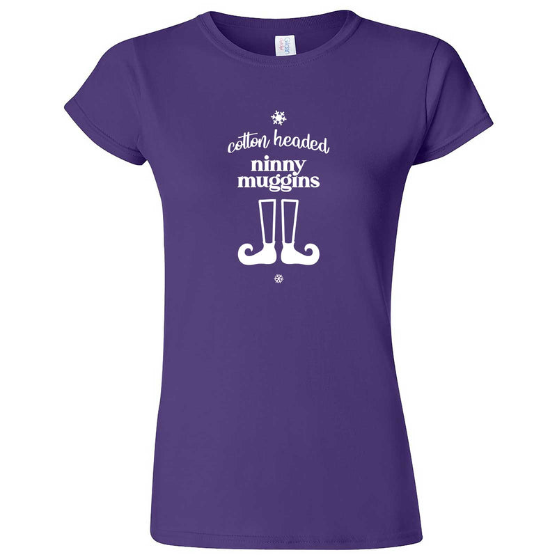  "Cotton Headed Ninny Muggins" women's t-shirt Purple
